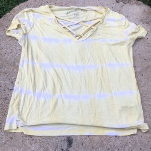 Tie died girls tee